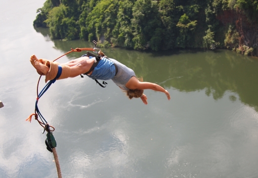 Bungee jumping in Uganda