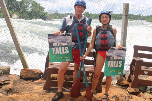 Itanda Falls in Jinja, Uganda one of the top things to do on Uganda River Expeditions