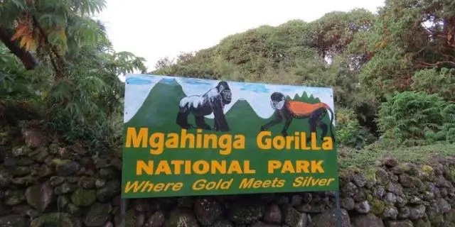 Entrance of Mgahinga Gorilla National Park