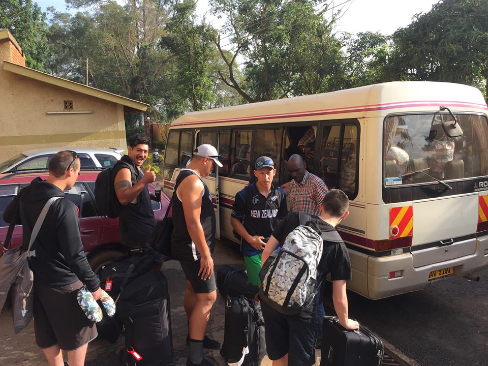 Group Enjoying Safari in 28-Seat 4x4 Bus